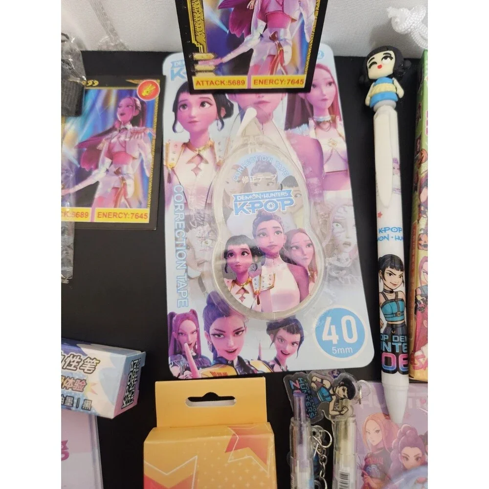 k-pop Demon Hunters Kids Pen & Art Supplies Bundle School Drawing Trendy Cartoon
